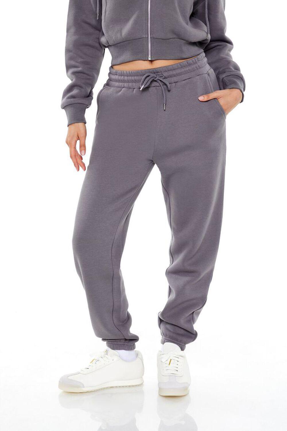 Drawstring Fleece Joggers | Forever 21 Product Image