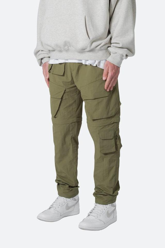 Nylon Cargo Traveler Pants - Olive Product Image