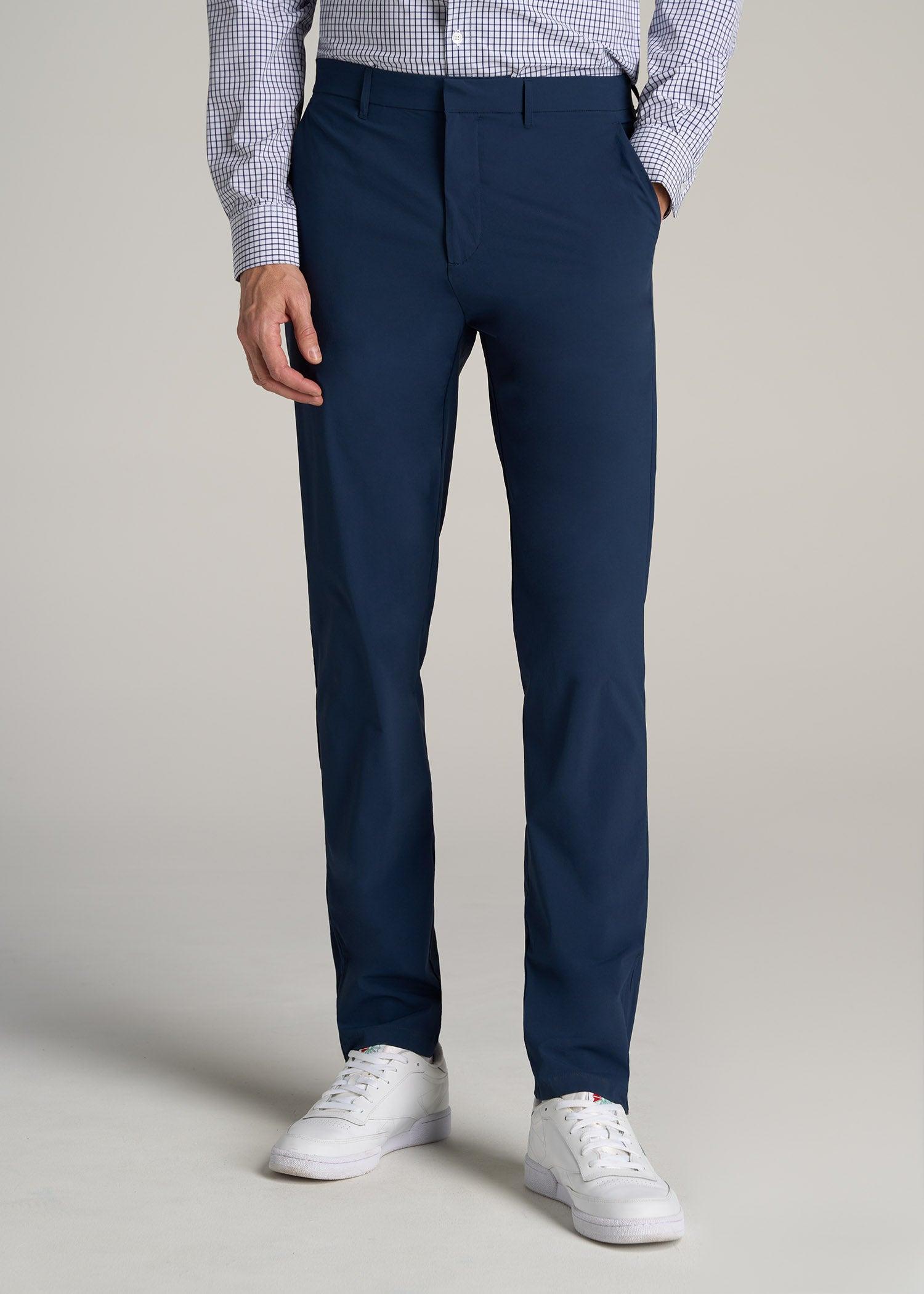 Performance Chino Pants for Tall Men in Marine Navy Product Image