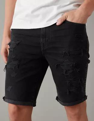 AE AirFlex+ Ultrasoft 9" Patched Denim Short Product Image