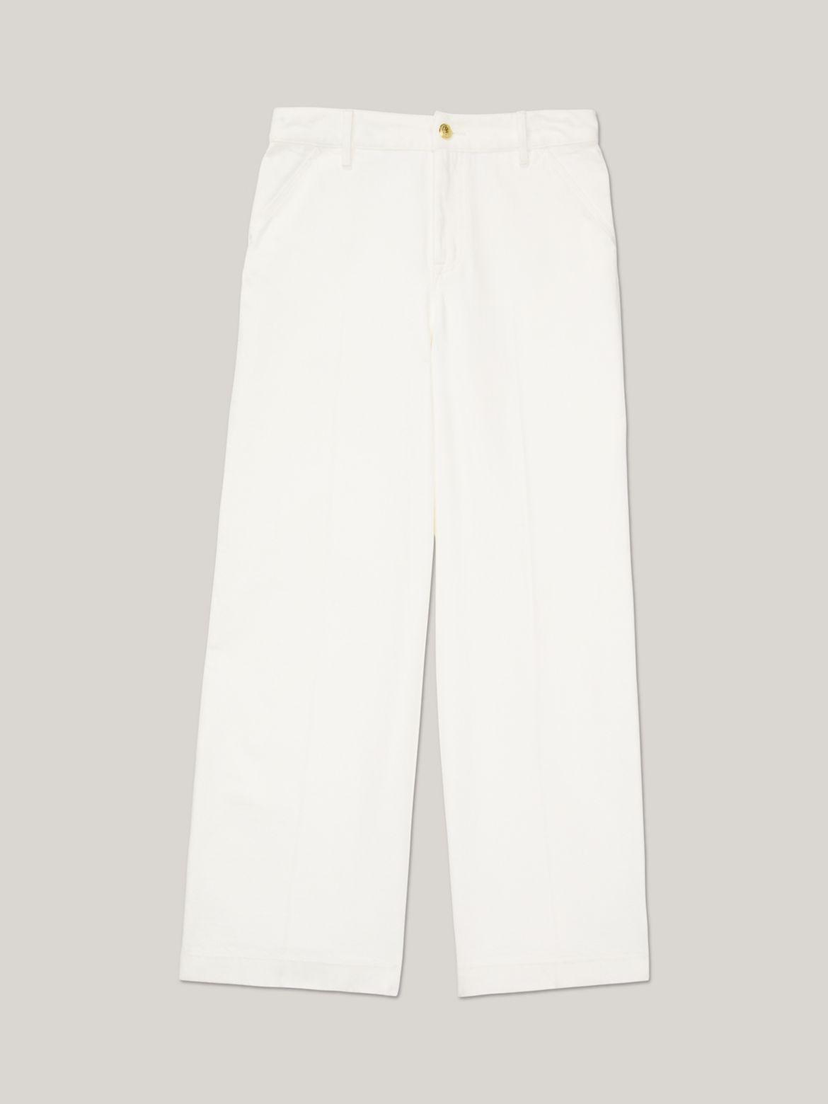 Tommy Hilfiger Women's High Rise Wide-Leg Trouser Jean product image