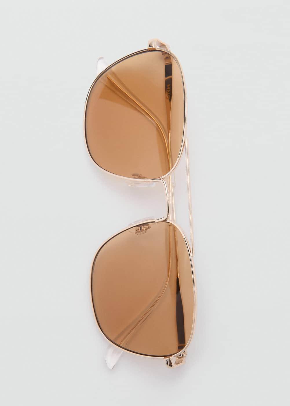 MANGO - Metallic frame sunglasses - One size - Women Product Image