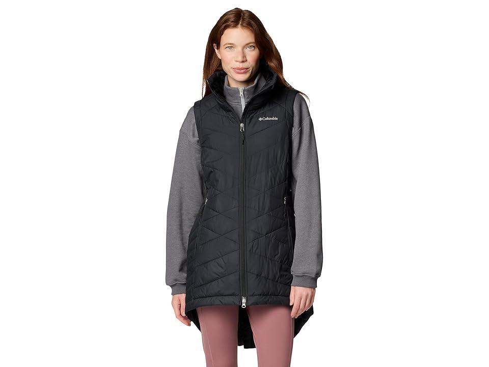 Columbia Heavenly II Long Vest Women's Clothing Product Image