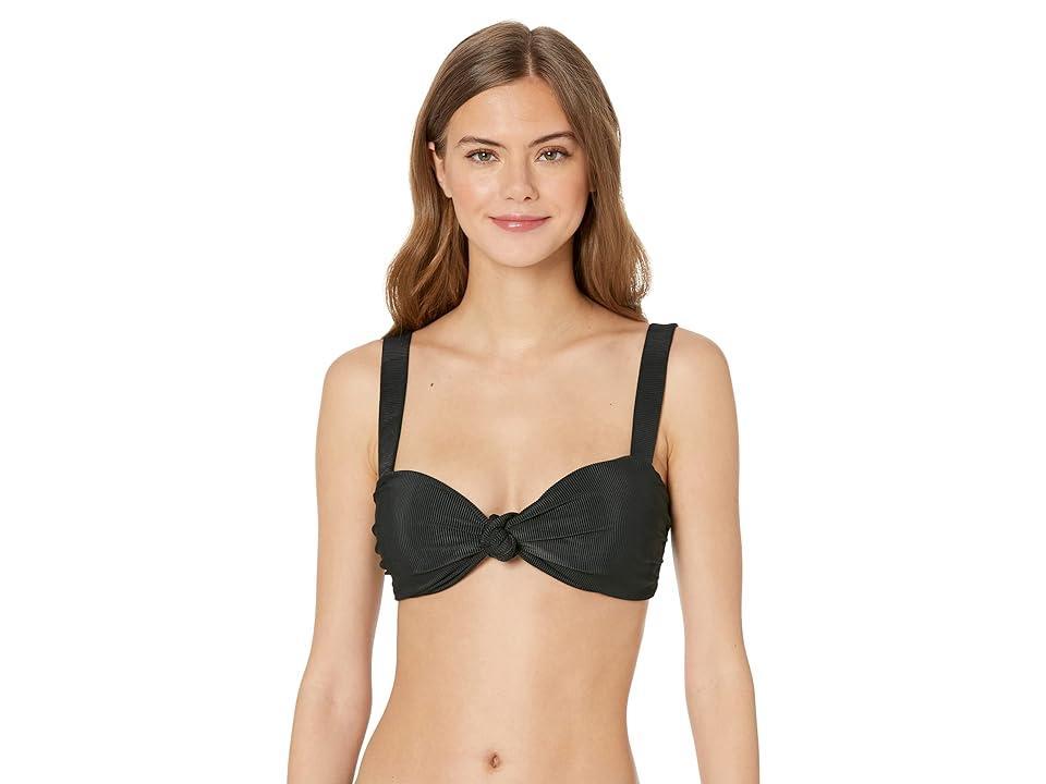 Womens Sophia Ribbed Bikini Top Product Image