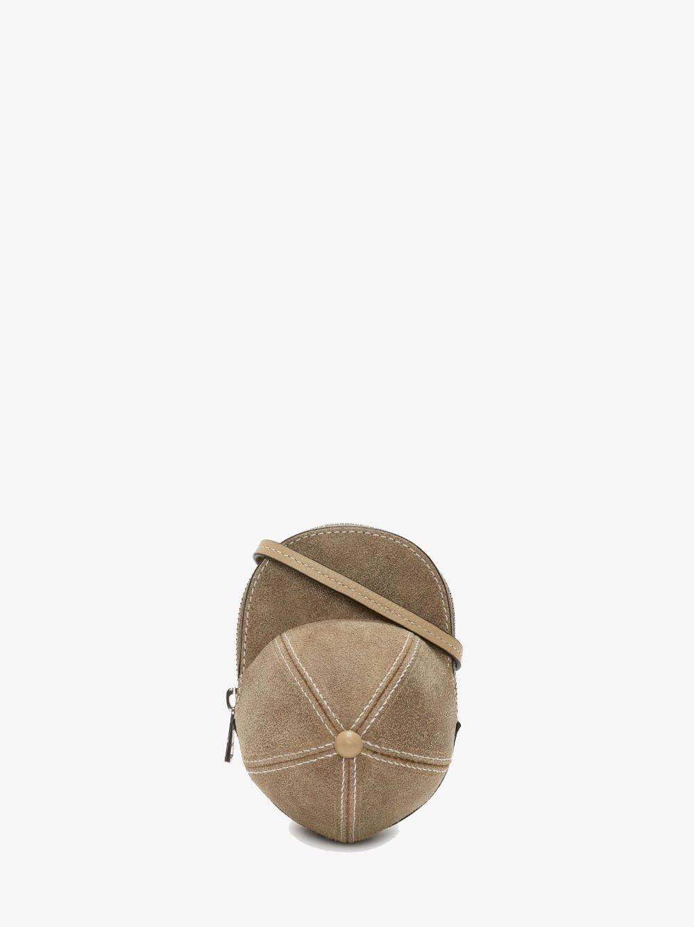 MINI CAP BAG - LEATHER CROSSBODY BAG in neutrals | JW Anderson US  Product Image