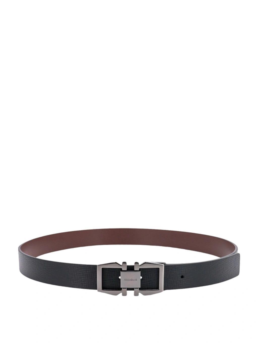 Leather Belt In Black Product Image