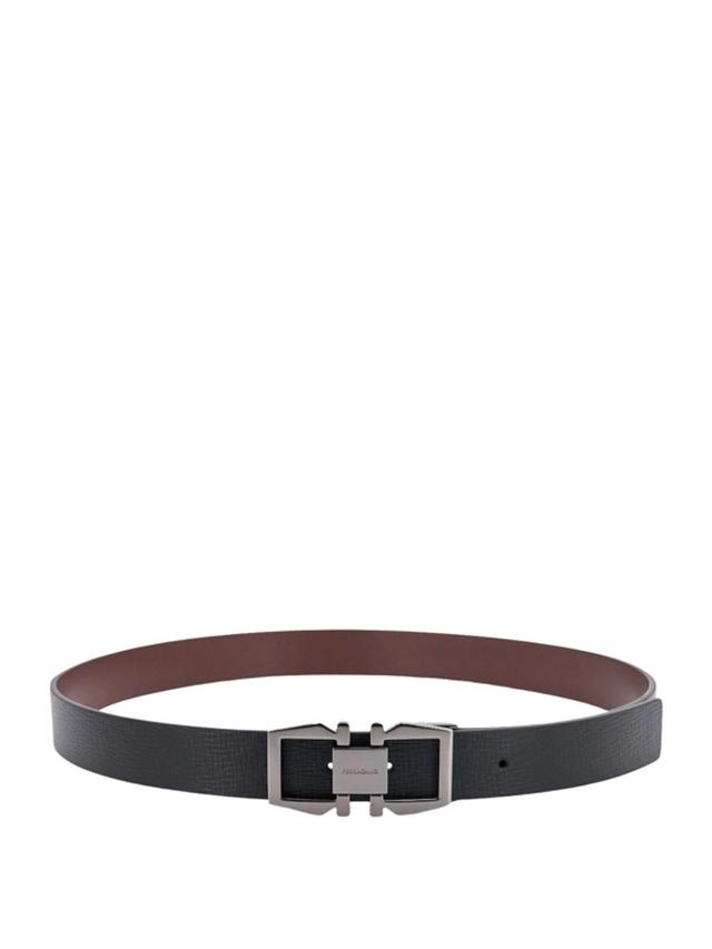 Leather Belt In Black Product Image