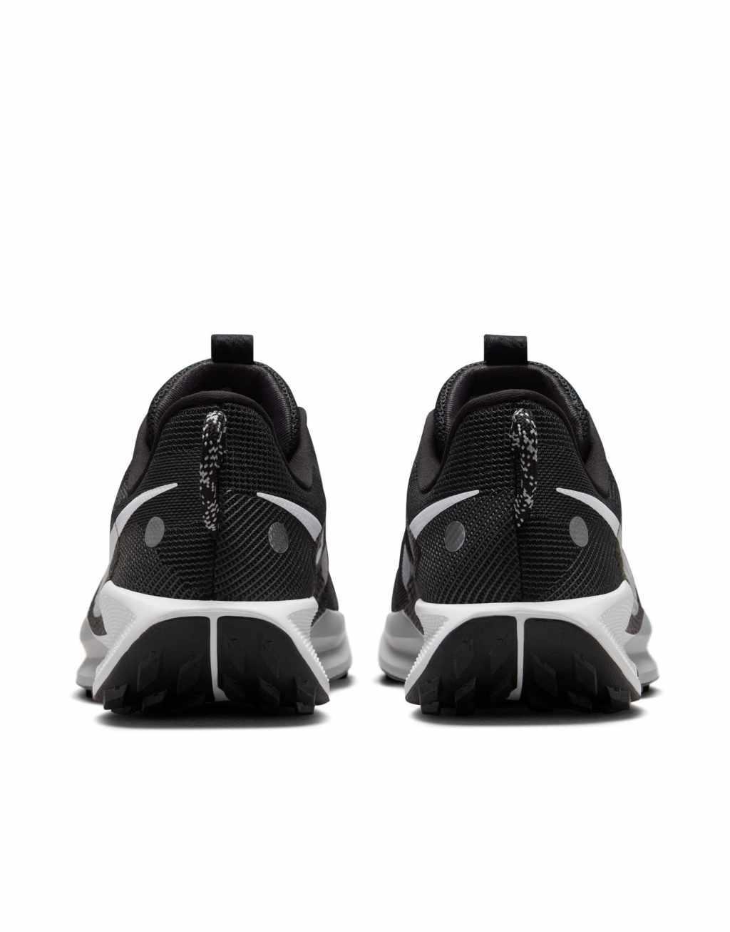 Nike Running Pegasus Trail 5 sneakers in black and white Product Image