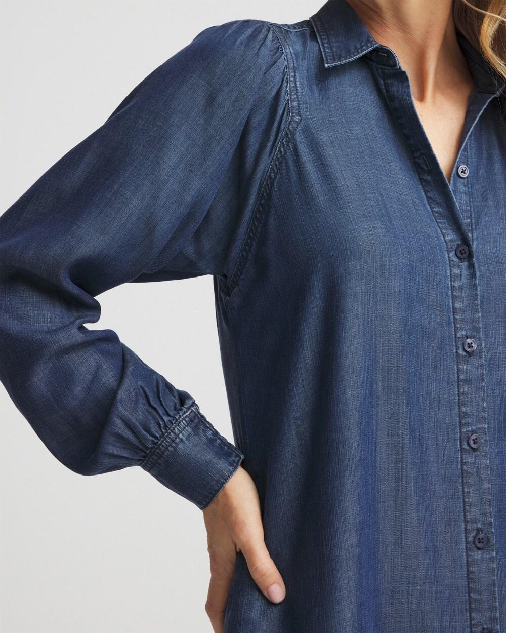 Dolman Sleeve Shirt Dress Product Image