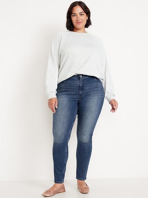 High-Waisted Wow Super-Skinny Jeans Product Image