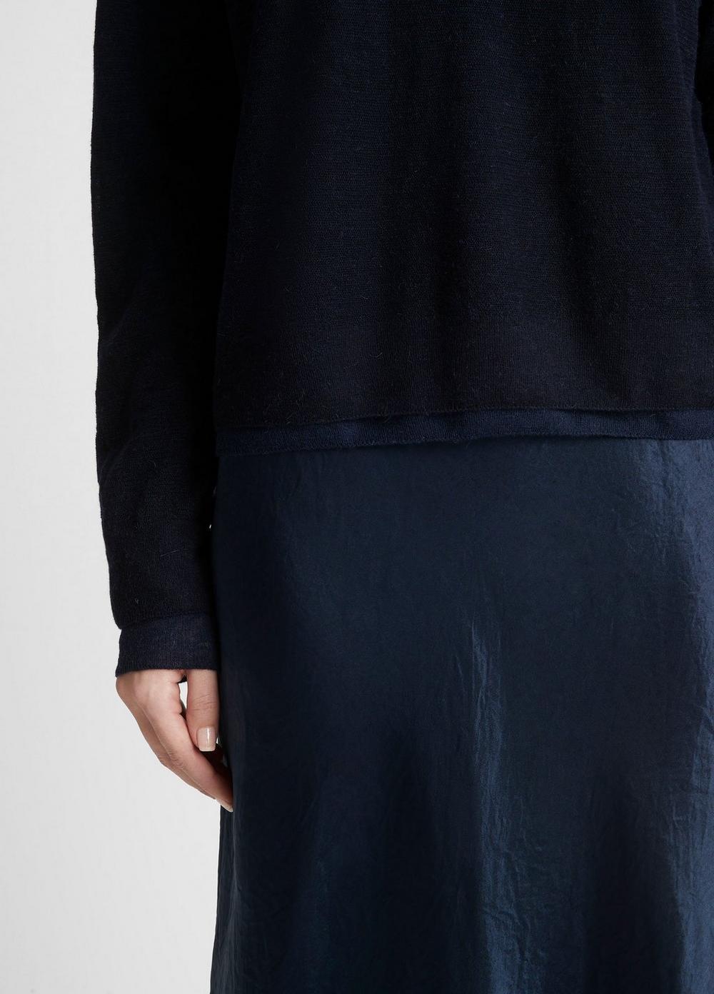 Double-Layer Wool-Blend Sweater Product Image