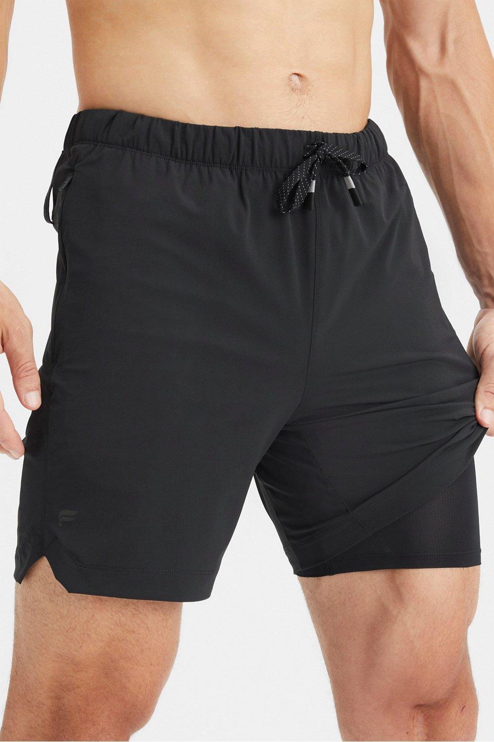 Fabletics Men The One Short (Lined) male black Size XXL Product Image