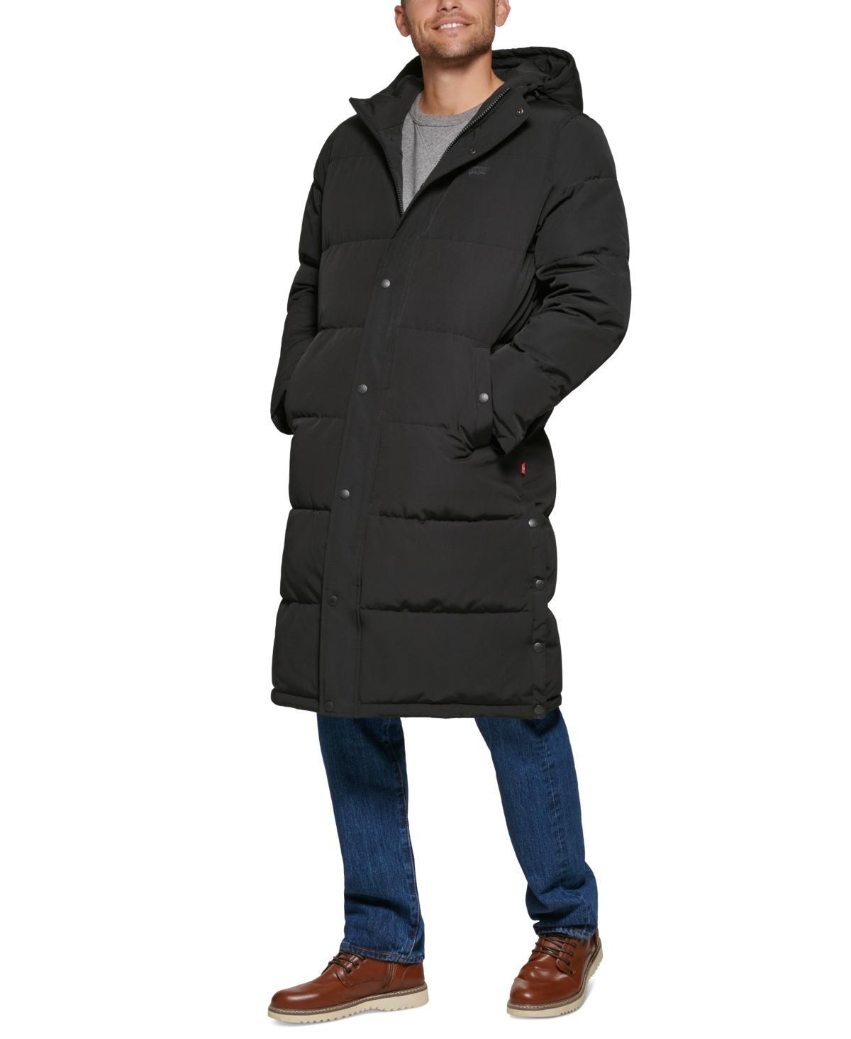 Levi's(r) Arctic Cloth Hooded Extra Long Parka Men's Coat Product Image