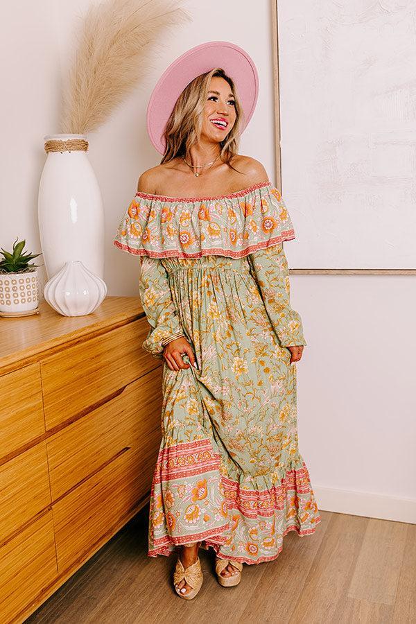 Blooming Meadow Floral Maxi in Pear Product Image