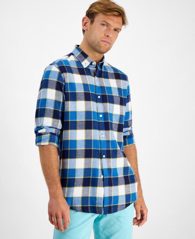 Club Room Mens Regular-Fit Plaid Flannel Shirt, Created for Macys Product Image