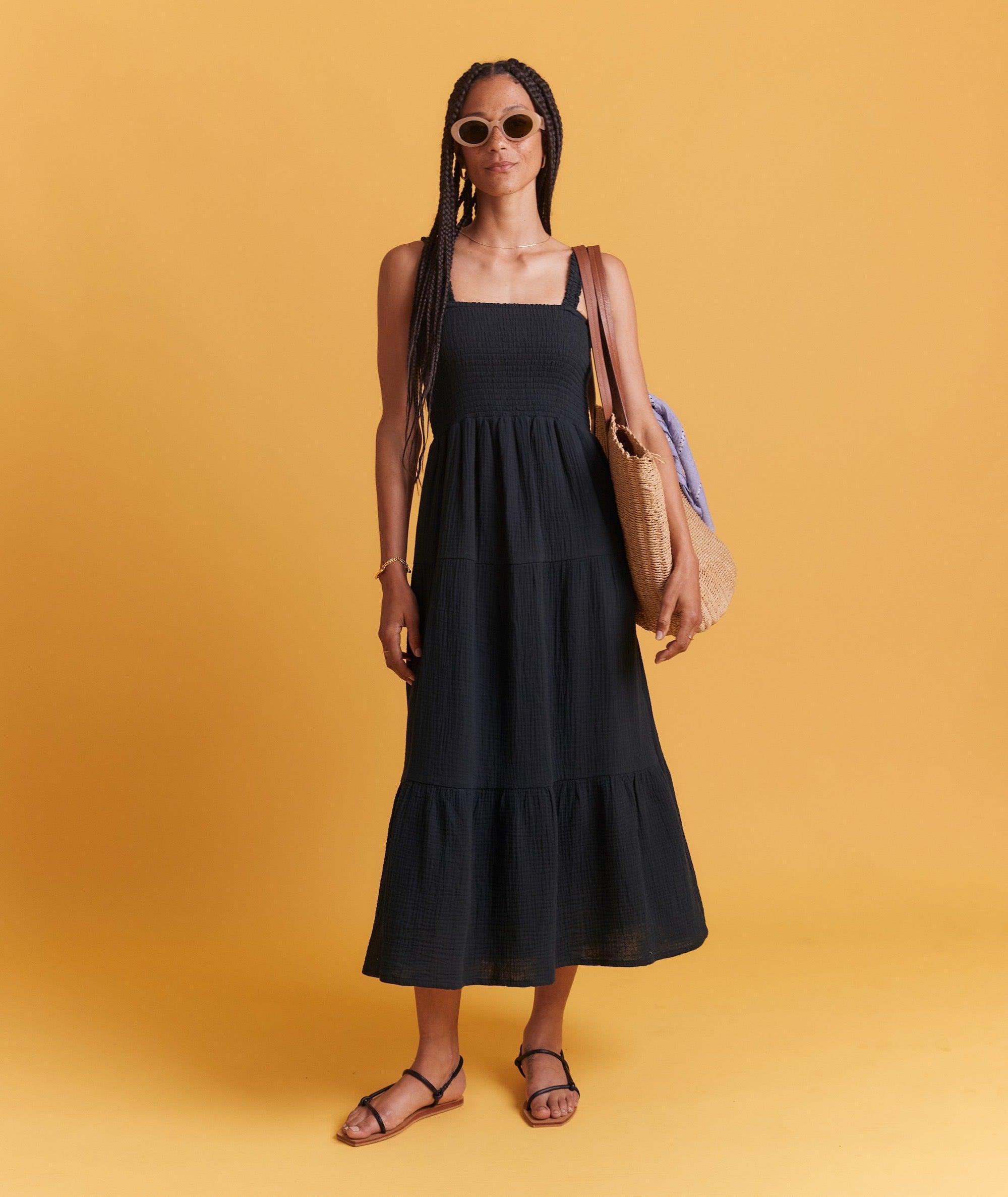 Selene Double Cloth Maxi Dress Product Image