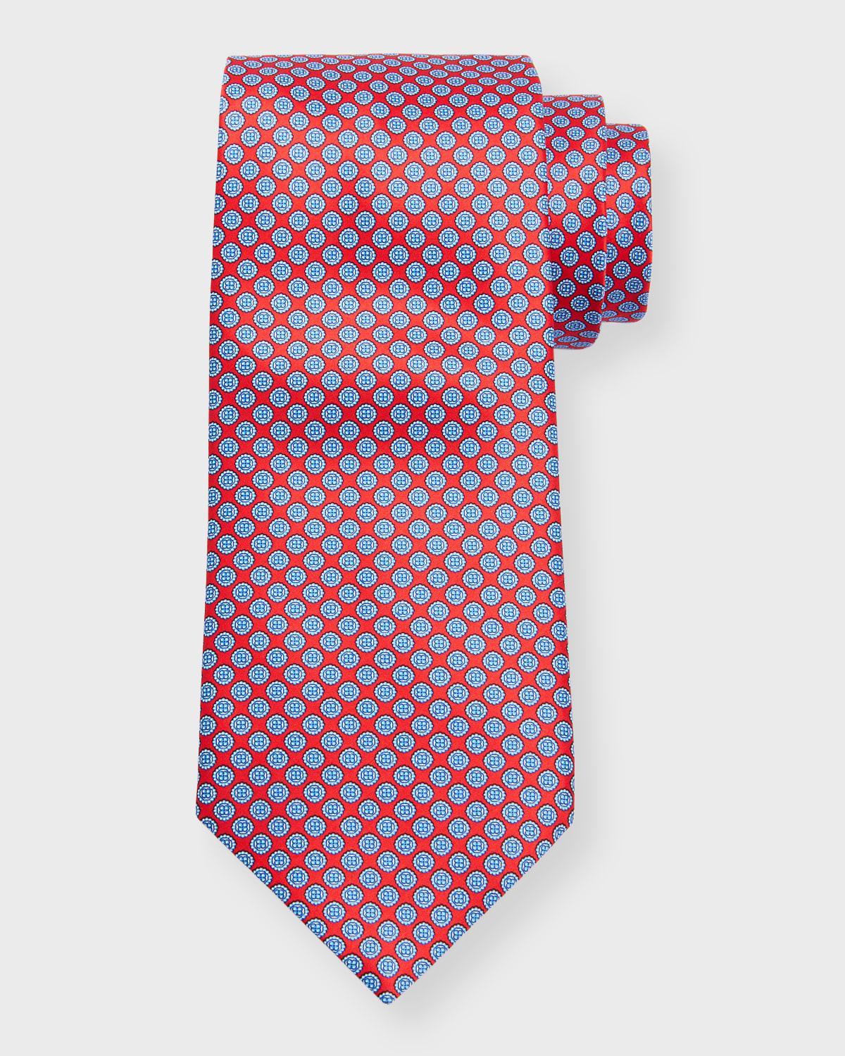 Mens Silk Multi-Circle Tie Product Image