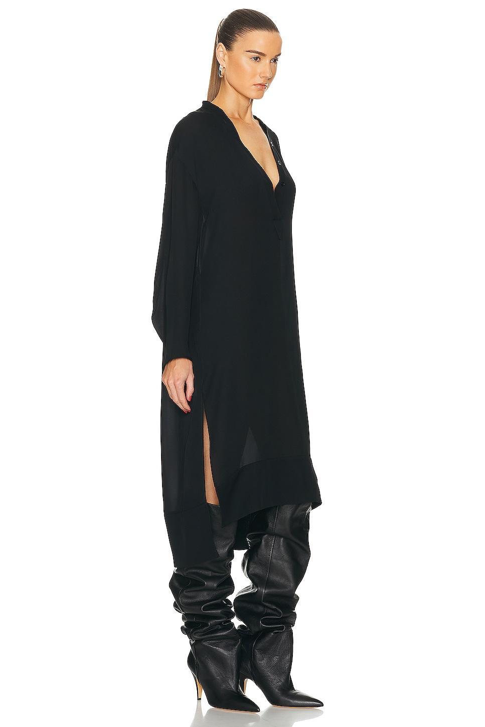 KHAITE Brom Dress Black. (also in 6). Product Image