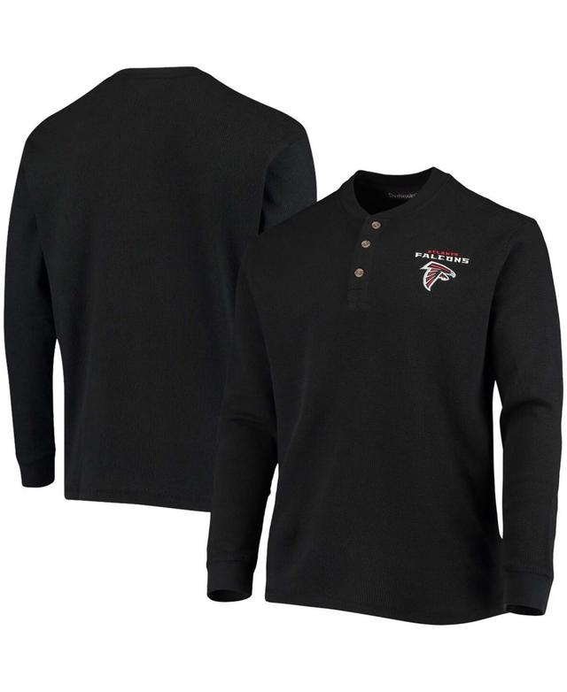 Mens Dunbrooke Black Jacksonville Jaguars Logo Maverick Thermal Henley Long Sleeve T-Shirt Product Image