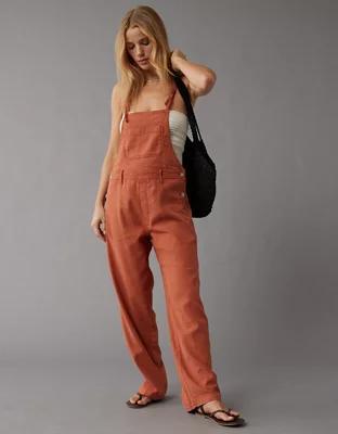 AE Dreamy Drape Stretch Linen-Blend Overall Product Image