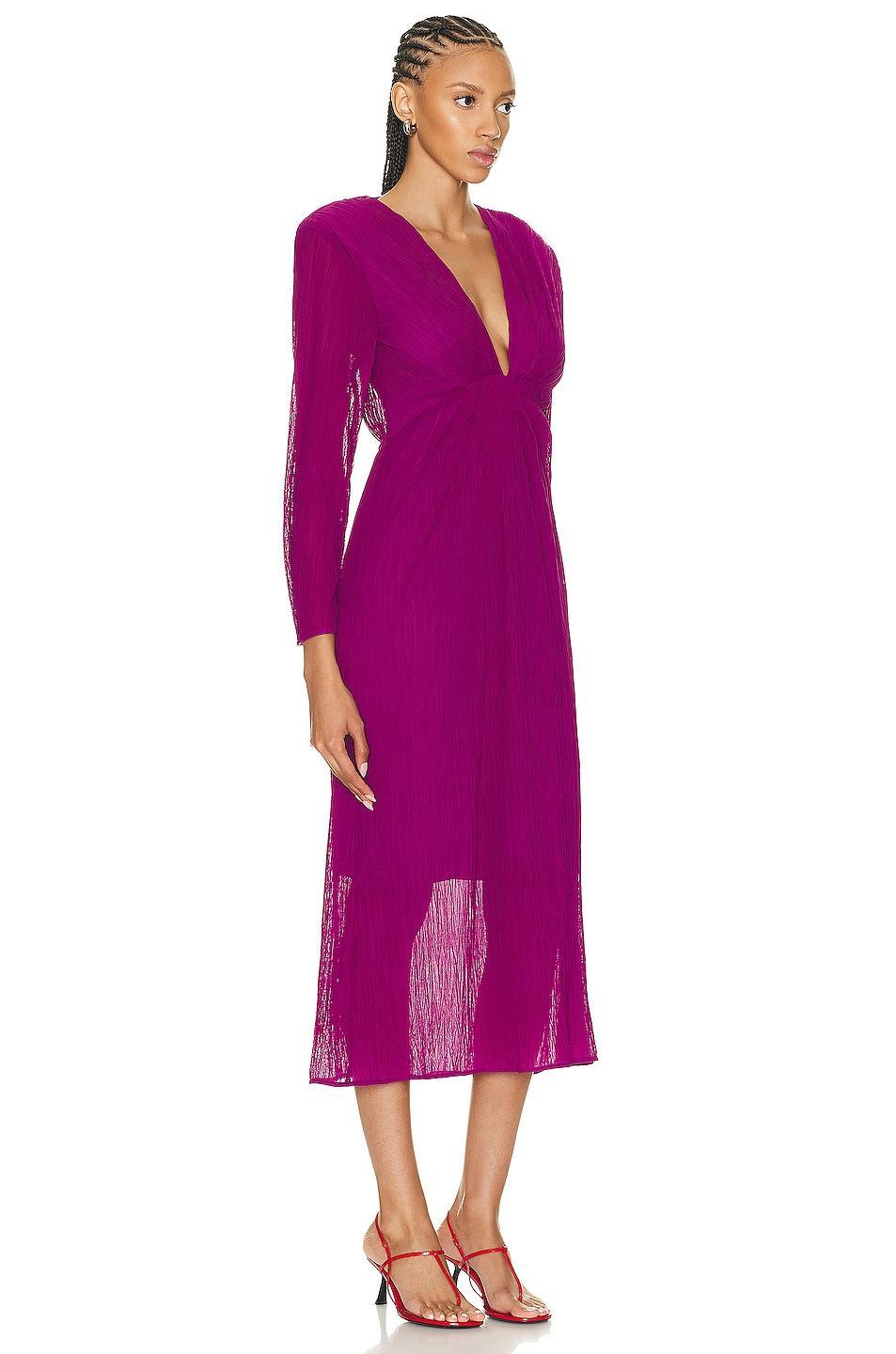 IRO Alofi Dress Wine. (also in 34, 40). Product Image