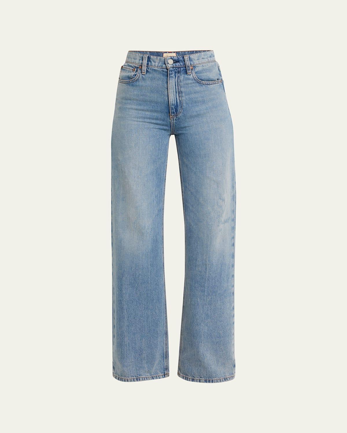 Alice + Olivia Weezy Wide Leg Jeans Product Image