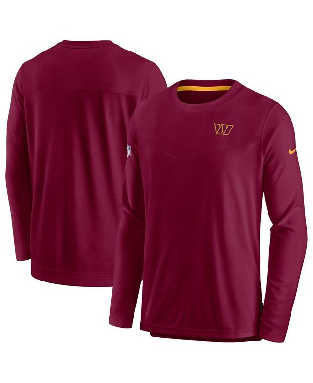 Mens Nike Red Kansas City Chiefs Sideline Lockup Performance Long Sleeve T-Shirt Product Image