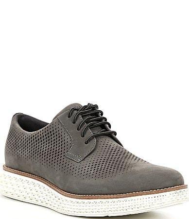 Cole Haan Original Grand 2.0 Oxford (Ironstone Nubuck) Men's Lace Up Wing Tip Shoes Product Image