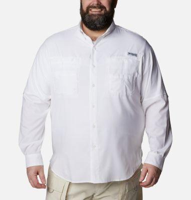 Mens Big & Tall Columbia Tamiami II Shirt White Product Image