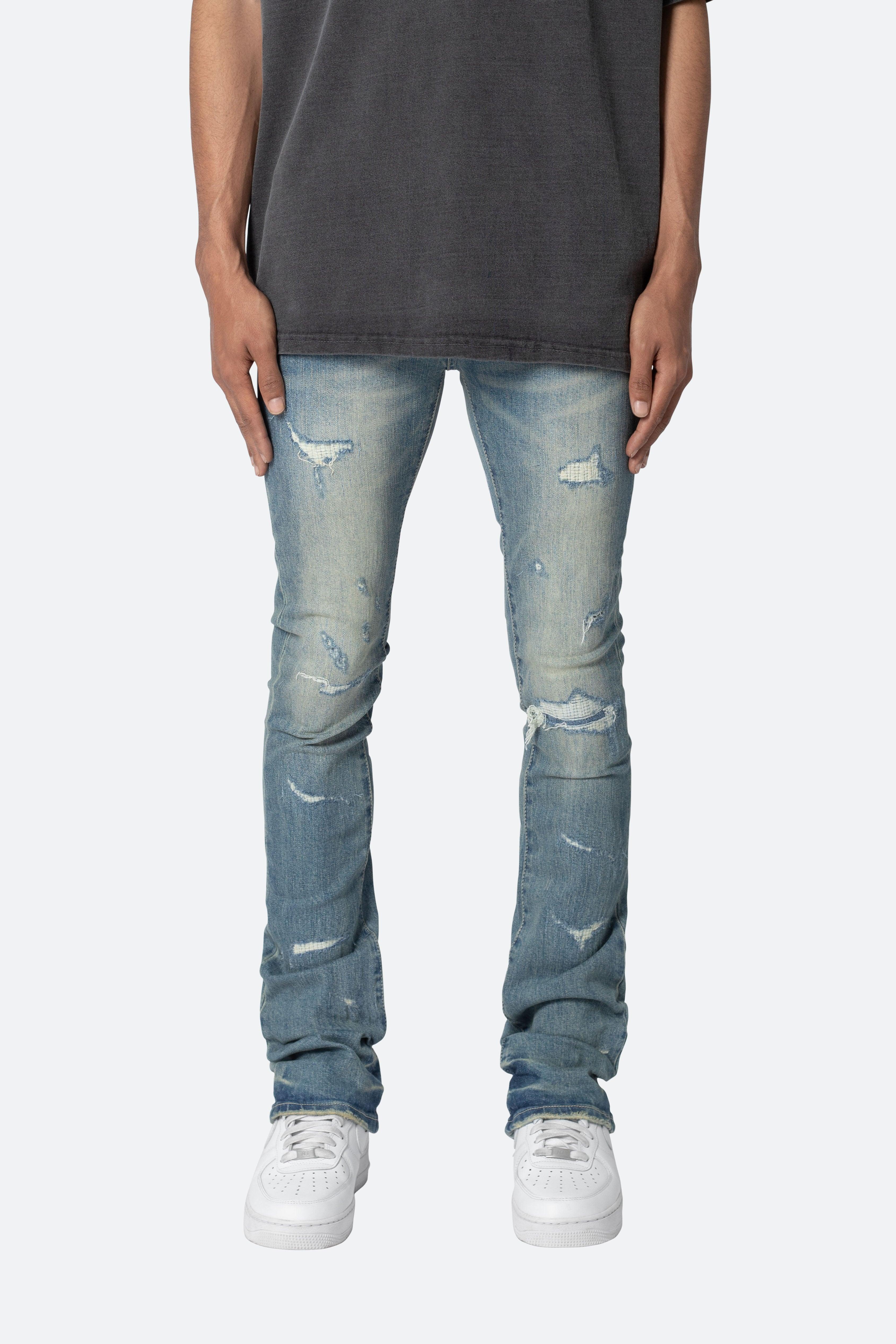 X503 Convertible Skinny Denim - Blue Product Image