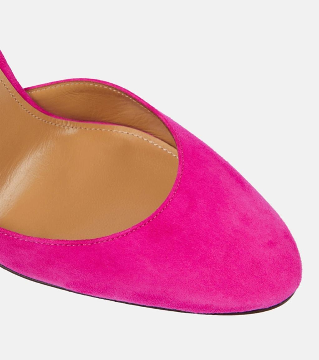 Talita 105 Suede Slingback Pumps In Pink Product Image