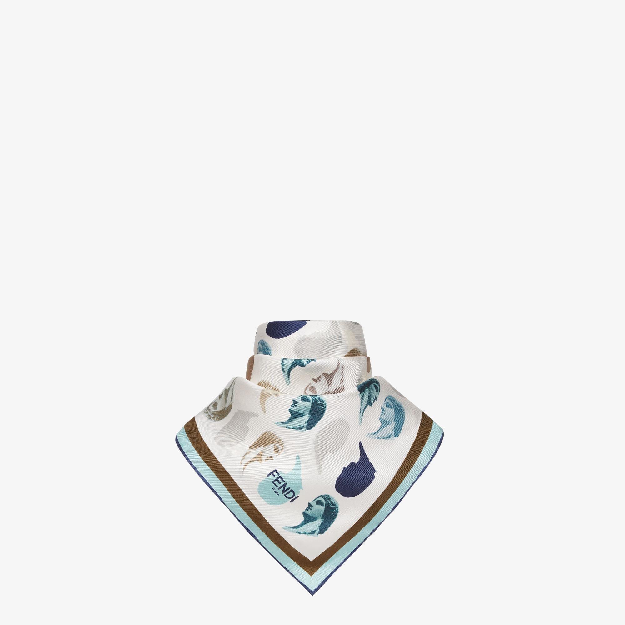 Fendi FoulardBlue silk foulard Product Image