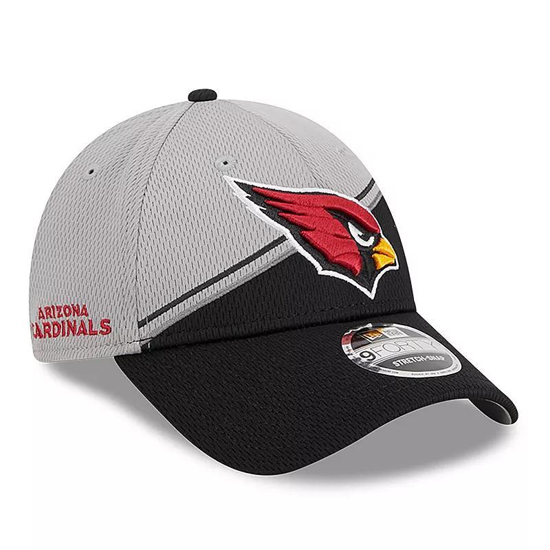 Mens New Era Gray Arizona Cardinals 2023 Sideline 9FORTY Adjustable Hat - Gray Product Image