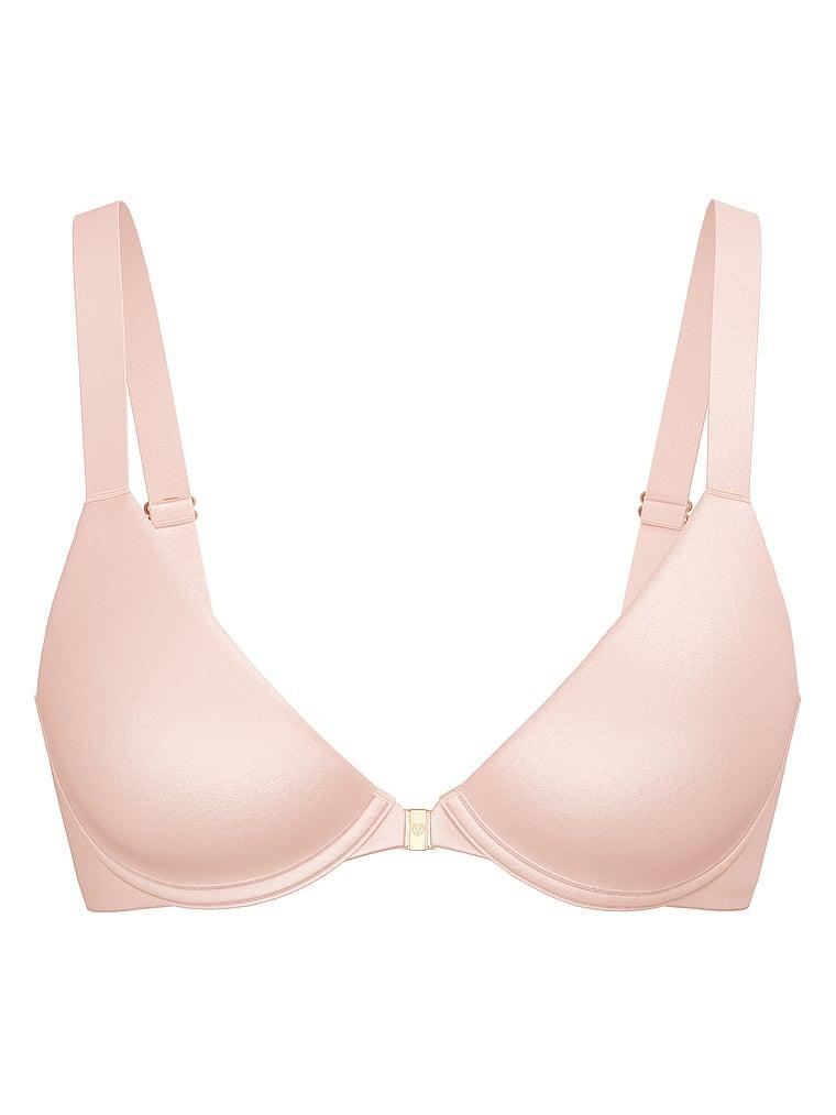 Smooth Lightly Lined Front-Close Full-Coverage Bra Product Image