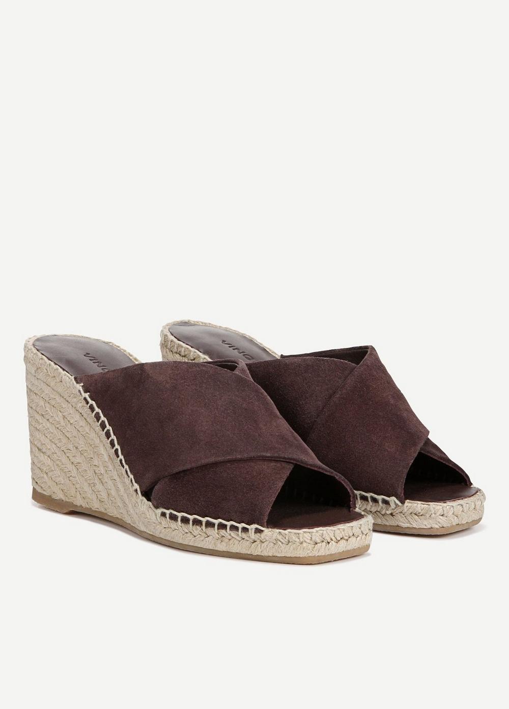 Gaelan Suede Wedge Sandal Product Image