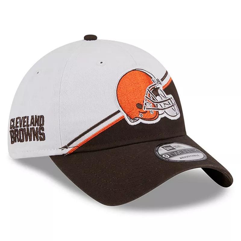 Mens New Era /Brown Cleveland Browns 2023 Sideline 9TWENTY Adjustable Hat Product Image