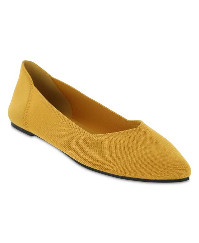 Mia Womens Kerri Ballet Knit Flats Product Image