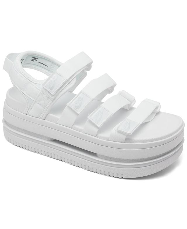 Nike Womens Icon Classic Sandals - Shoes White/White Product Image