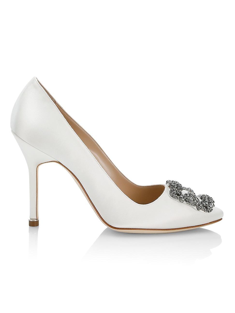 Womens Hangisi 105MM Embellished Satin Pumps Product Image