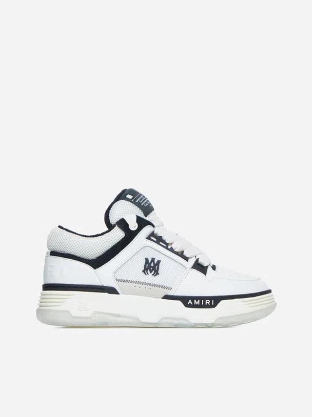 AMIRI Leather Ma-1 Sneakers In White,black Product Image