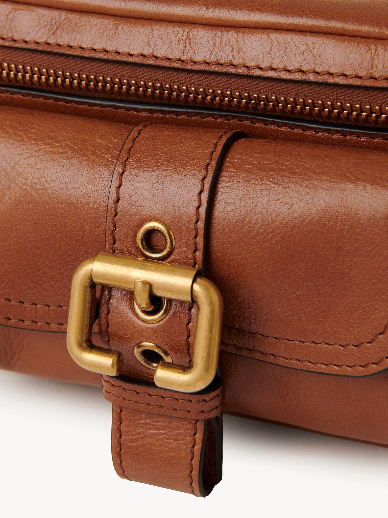 Small Camera bag in shiny leather Product Image