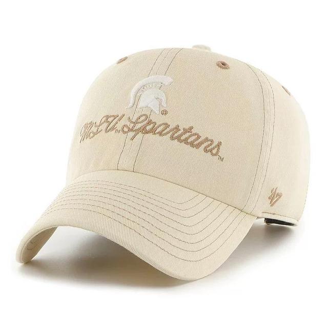 Womens 47 Tan Michigan State Spartans Haze Clean Up Adjustable Hat Product Image