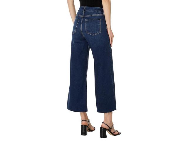 KUT from the Kloth Meg High-Rise Fab AB Wide Leg with Raw Hem in Exhibited (Exhibited) Women's Jeans Product Image