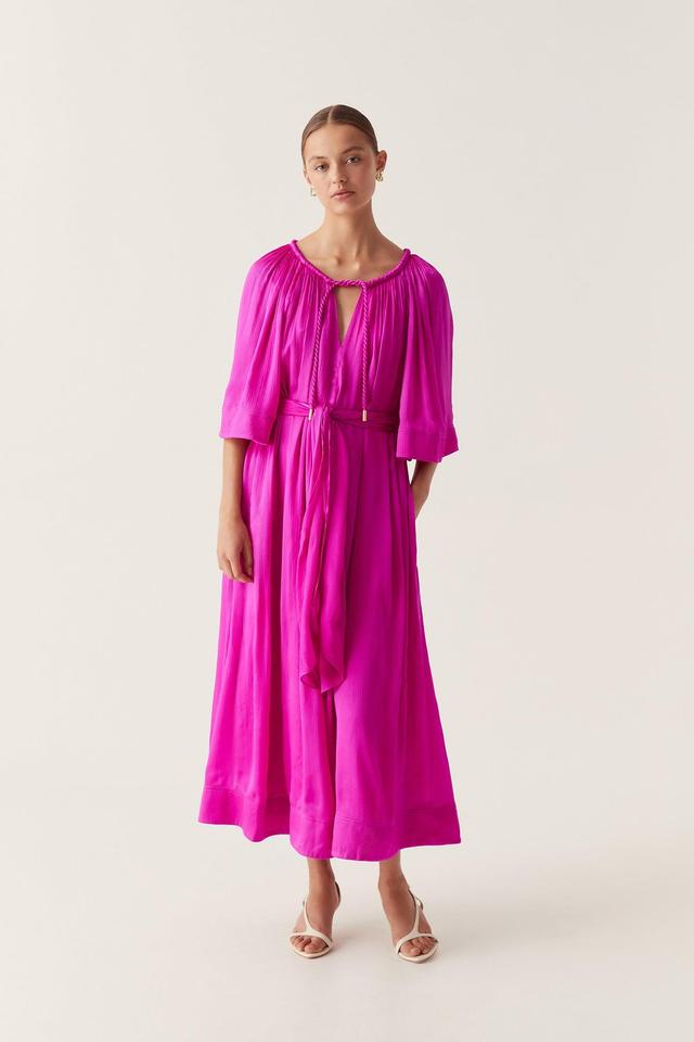 Seraphina Silk Midi Dress Female Product Image