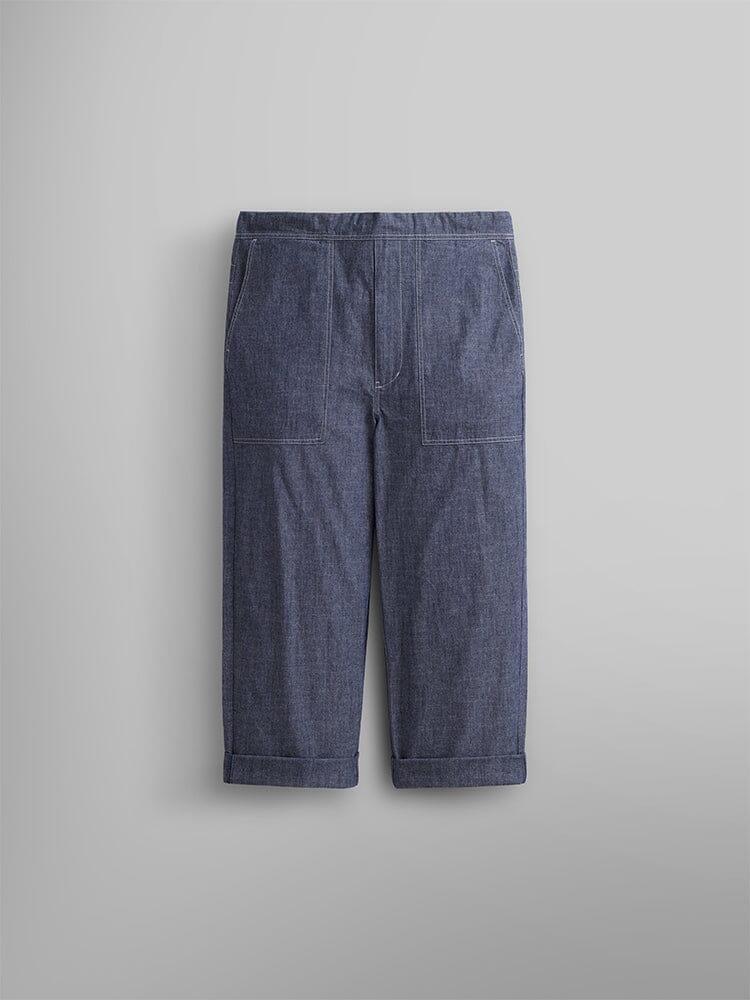 WIDE LEG COTTON TROUSER Product Image