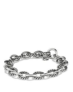 Womens Oval Link Chain Bracelet in Sterling Silver Product Image