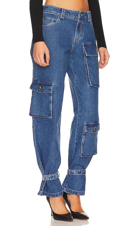 Bardot Cargo Relaxed Fit Jeans Product Image