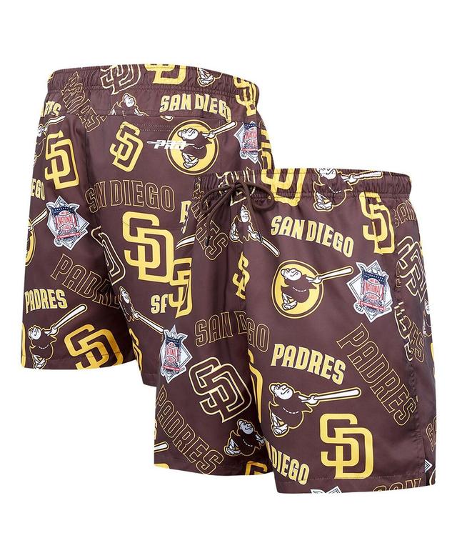 Pro Standard Mens Black San Diego Padres Toss Logo Woven Shorts Product Image