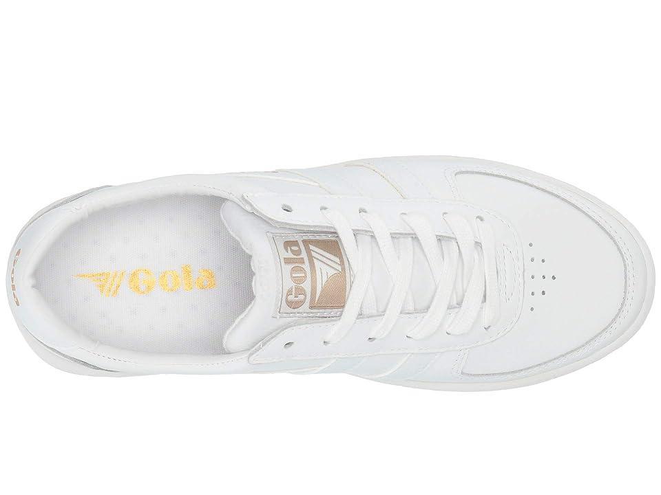 Gola Grandslam Leather (White/White/White) Women's Shoes Product Image