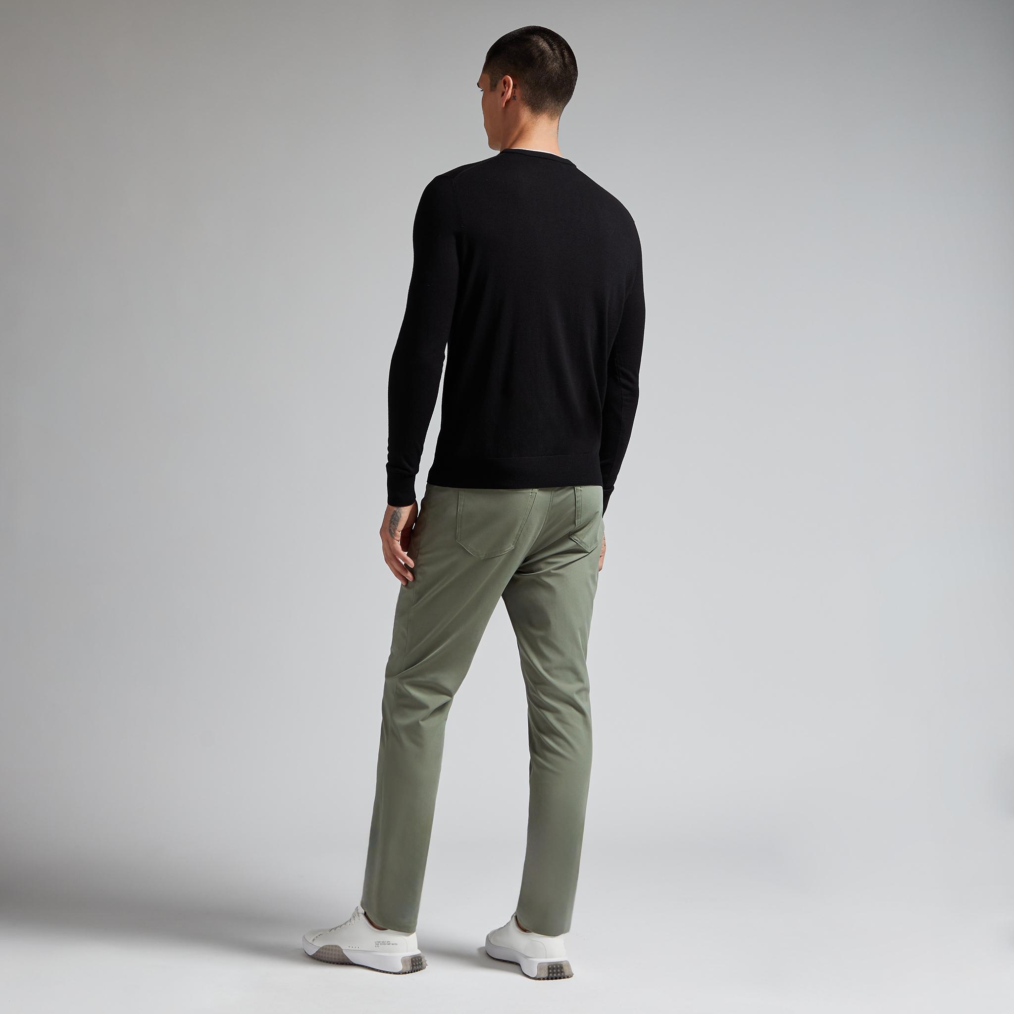 MERINO WOOL BLEND CREWNECK SWEATER Product Image